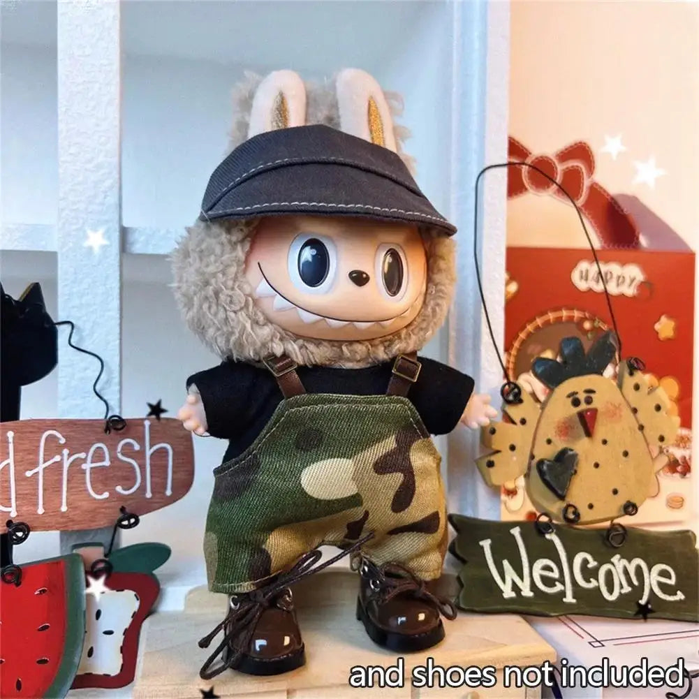 17cm Labubu Mini Doll Clothes