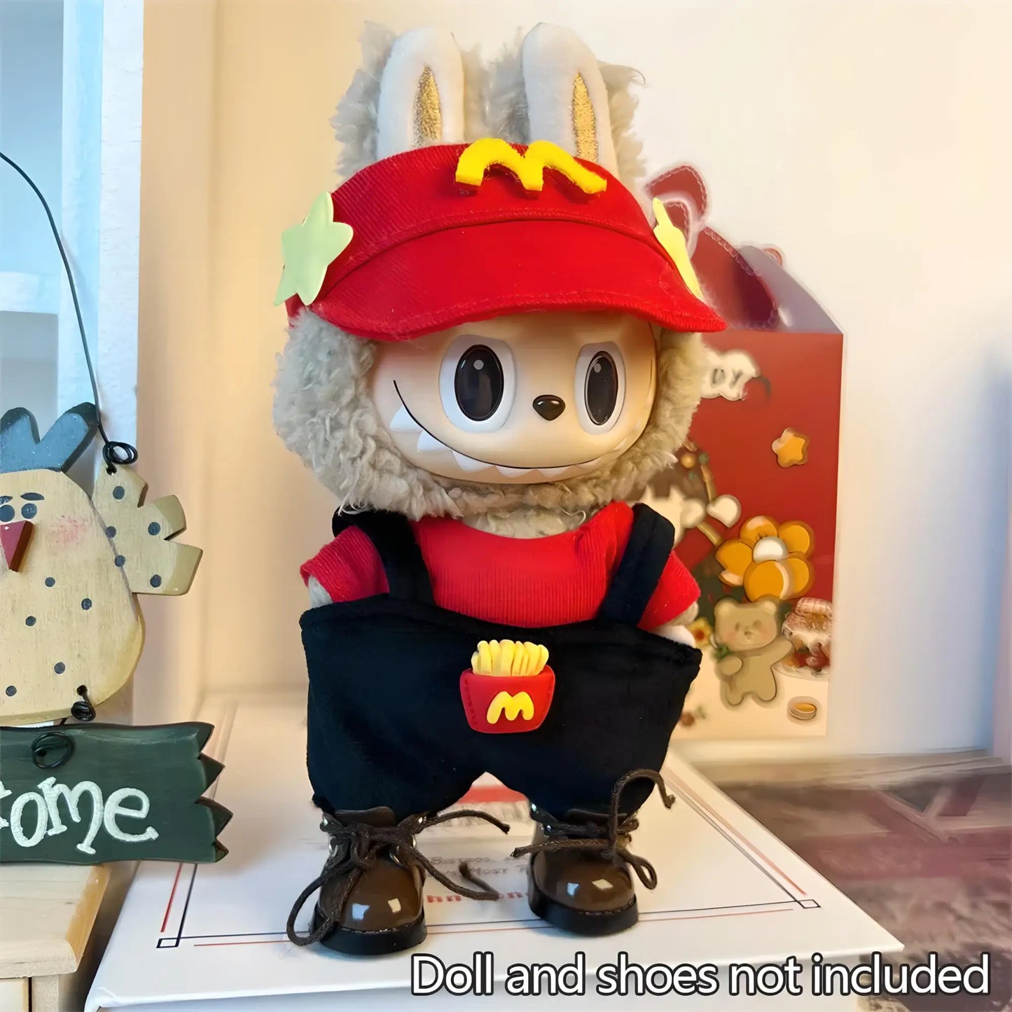 17cm Labubu Mini Doll Clothes