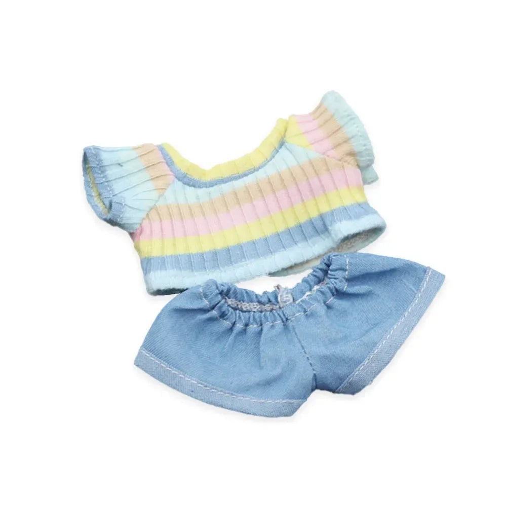 17cm Labubu 3PCS Fashion Outfit