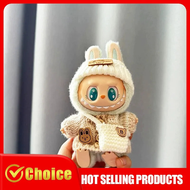 Easter Bunny Sweater Outfit Labubu Series