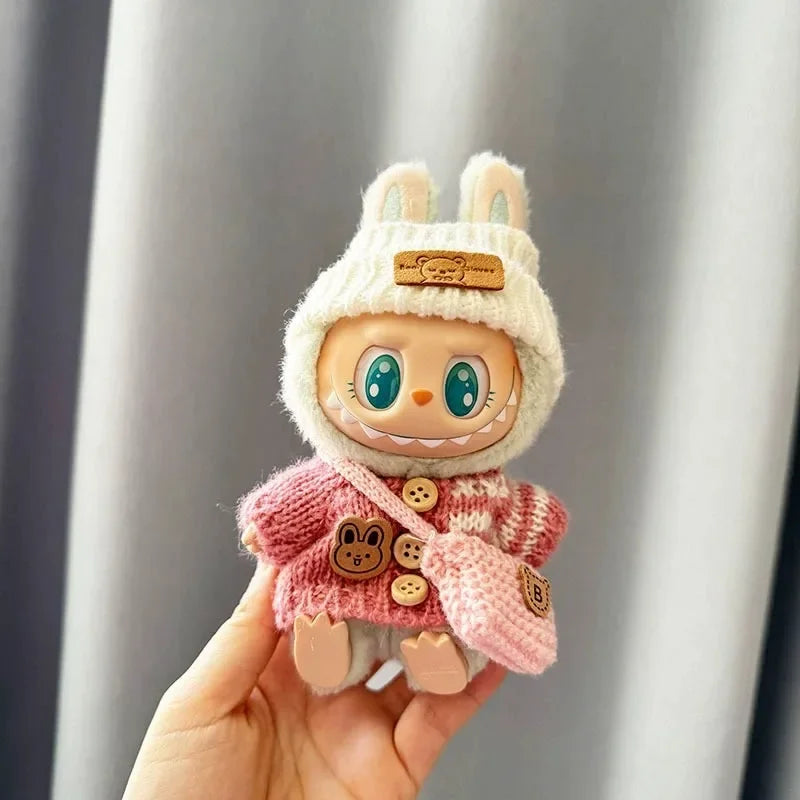 Easter Bunny Sweater Outfit Labubu Series