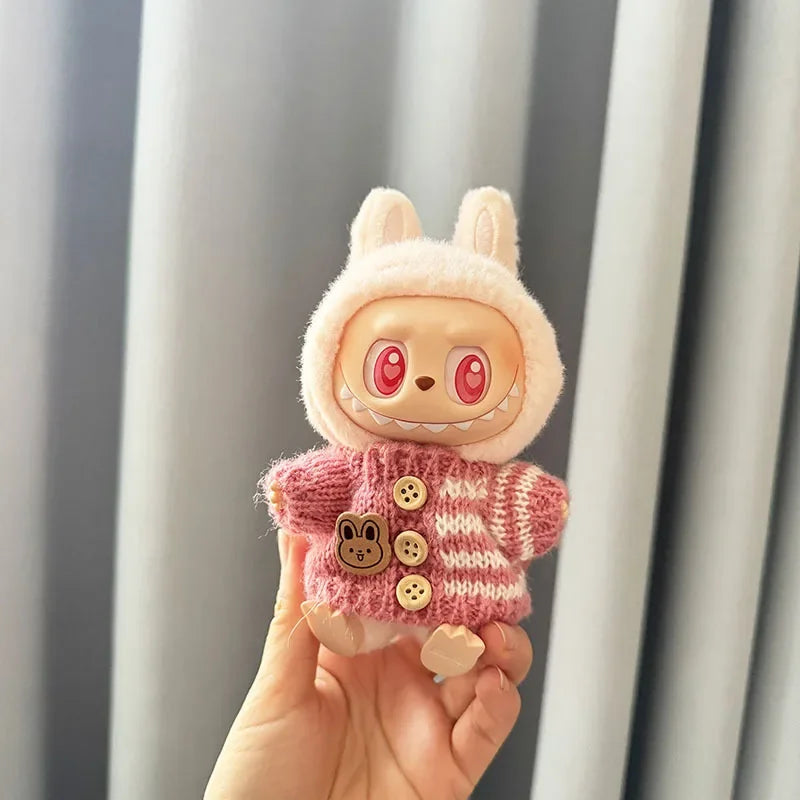 Easter Bunny Sweater Outfit Labubu Series