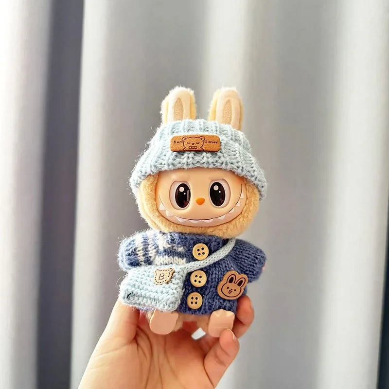 Easter Bunny Sweater Outfit Labubu Series